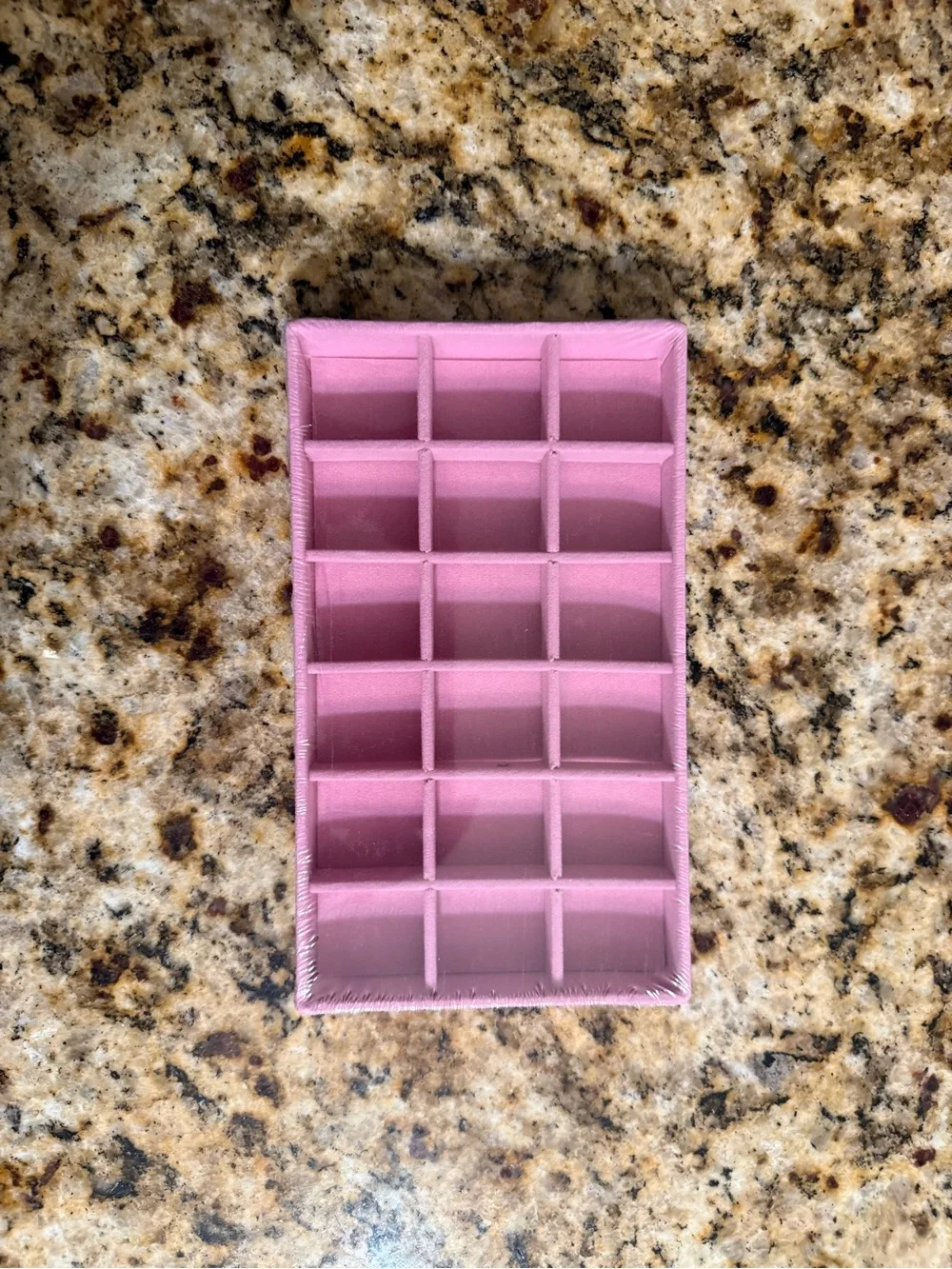 Pink 20-Compartment Jewelry and Accessory Organizer